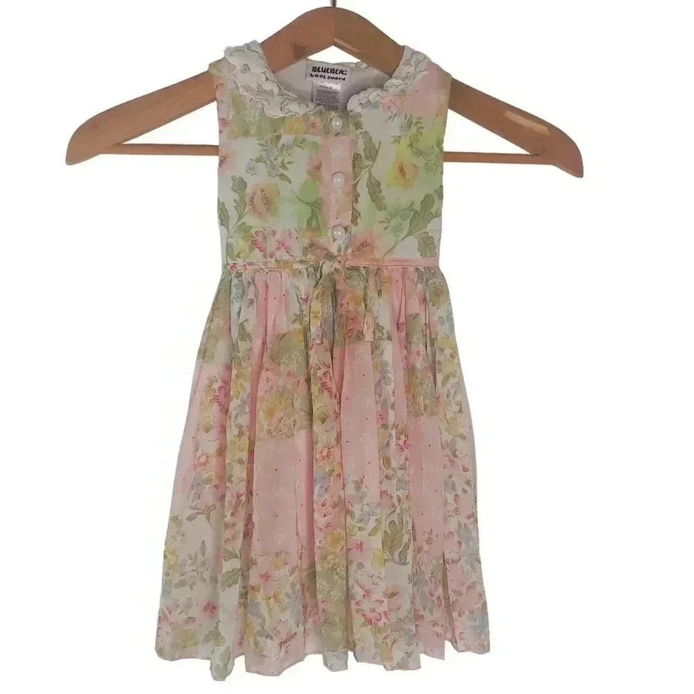 Vintage Blueberi Boulevard Little Girl's Dress